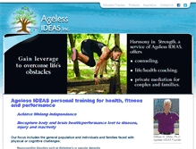 Tablet Screenshot of agelessideas.com